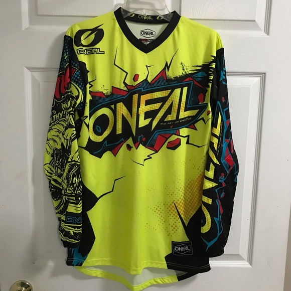 O'Neal Other - O'NEAL Long Sleeve Neon Yellow Shirt Men's Small